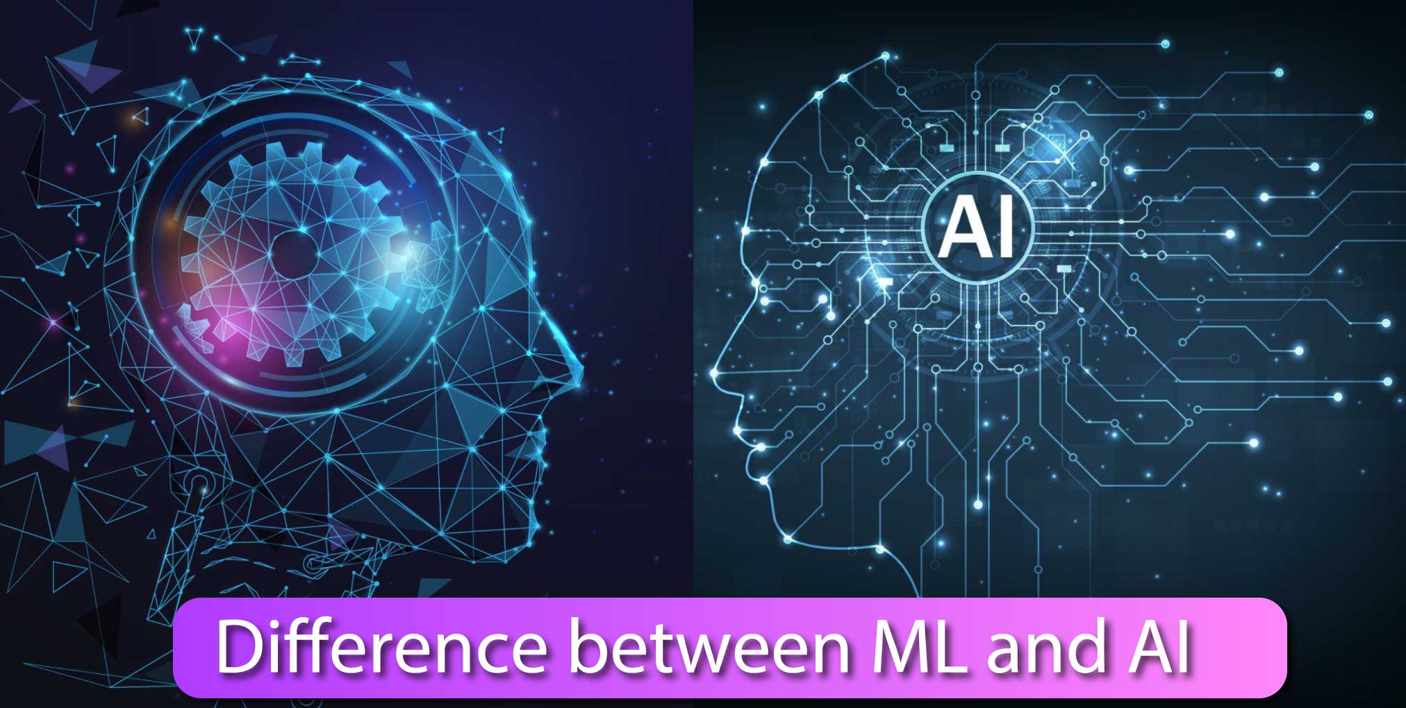 What is the difference between ML and AI?